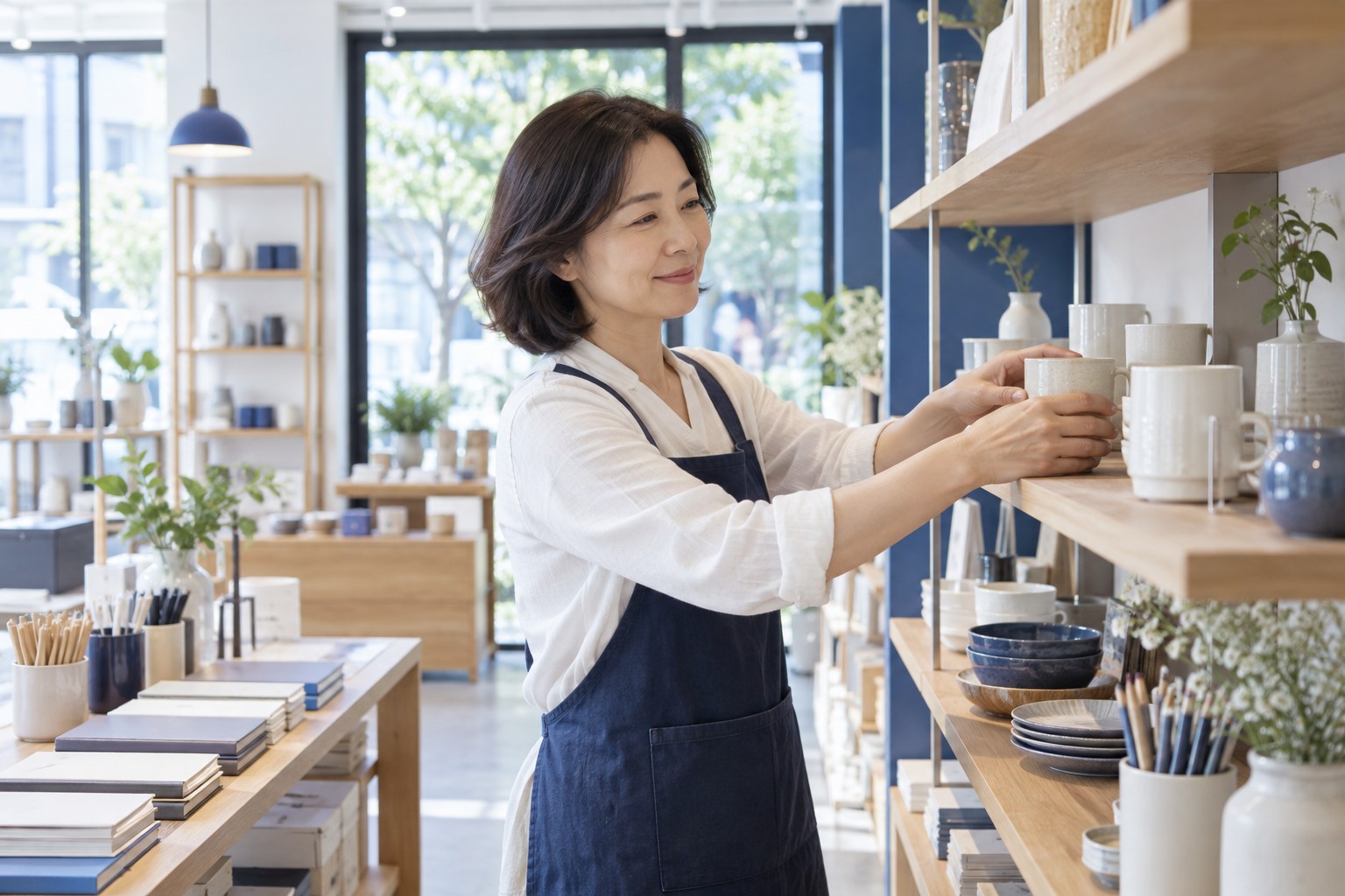 업종 변경 PG · 실무 준비 내용을 다른 장면에서 점검하는 모습